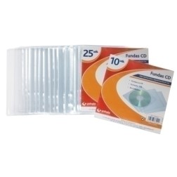 FUNDA CD-DVD GRAFOPLAS 133x137 BOLSA 10