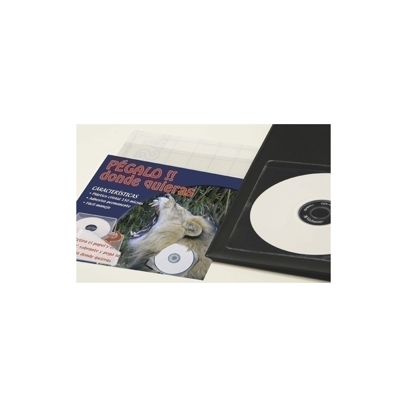 FUNDA CD-DVD IBERP- 130x130 ADHES- P-100 FUNDA CD-DVD IBERP- 130x130 ADHES- P-100