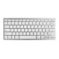 TECLADO SILVER HT BLUETOOTH BLANCO