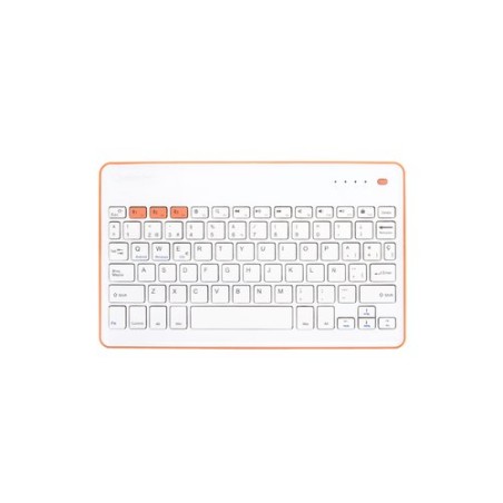 TECLADO SILVER HT BLUETOOTH BLANCO-MELOC