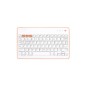 TECLADO SILVER HT BLUETOOTH BLANCO-MELOC