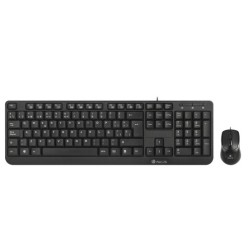 TECLADO Y RATON NGS COCOA NEGRO