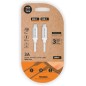 CABLE TECHONE USB-C-USB-C BLANCO 1 m- CABLE TECHONE USB-C-USB-C BLANCO 1 m-