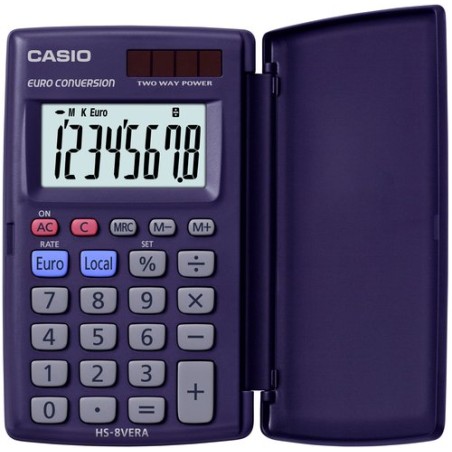 CALCULADORA BOLS-CASIO 8 DIG- HS-8VERA