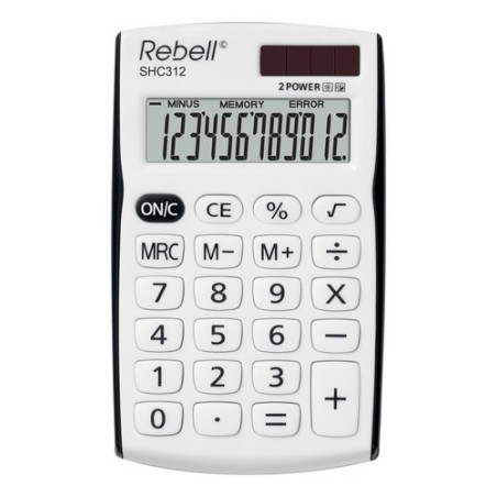 CALCULADORA BOLS-REBELL 12 DIG- 312 NG