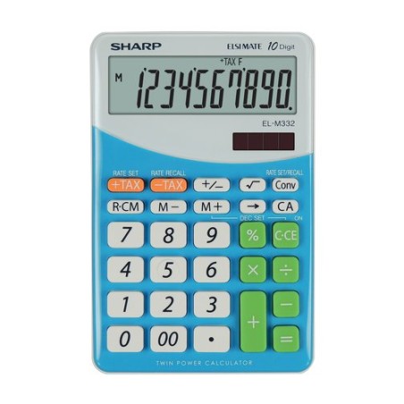 CALCULADORA SOBR-SHARP 10 DIG- EL-M332 A
