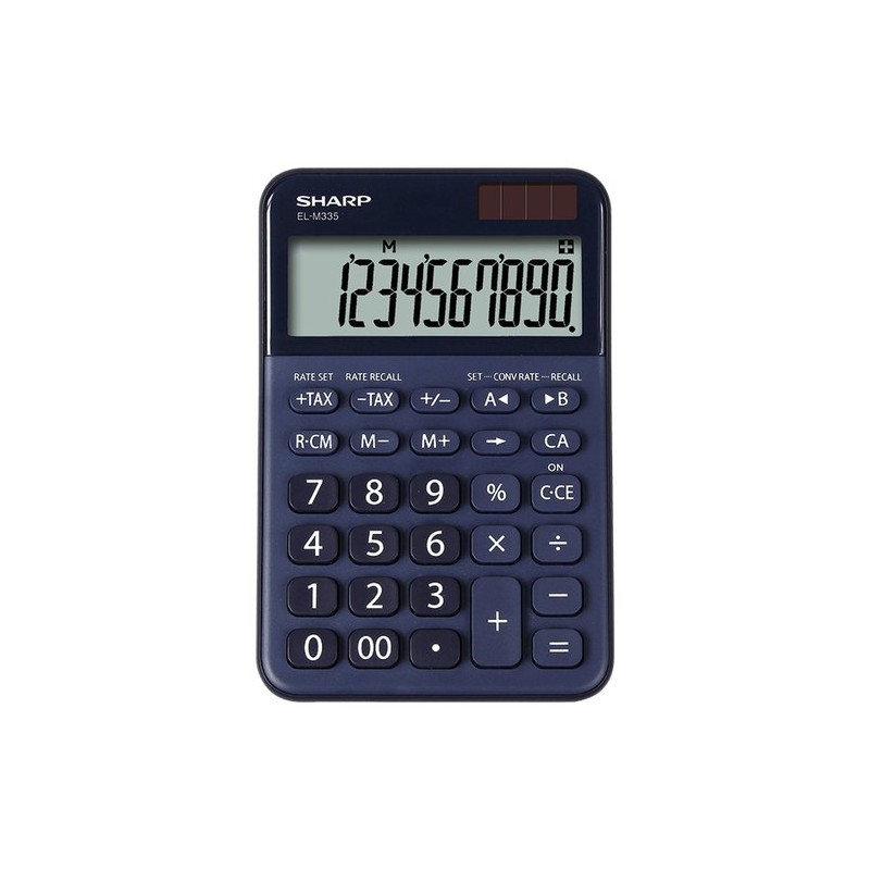CALCULADORA SOBR-SHARP 10 DIG- EL-M335BB