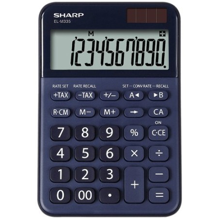 CALCULADORA SOBR-SHARP 10 DIG- EL-M335BB