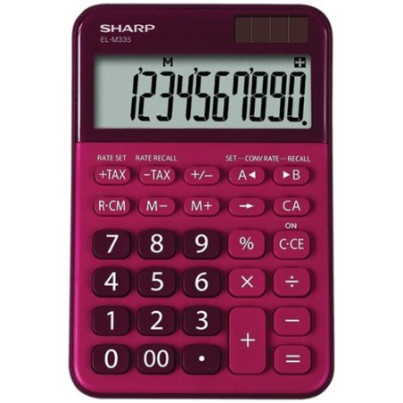 CALCULADORA SOBR-SHARP 10 DIG- EL-M335BR