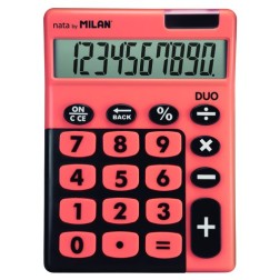 CALCULADORA MESA MILAN 10 DIG- T- NARANJ