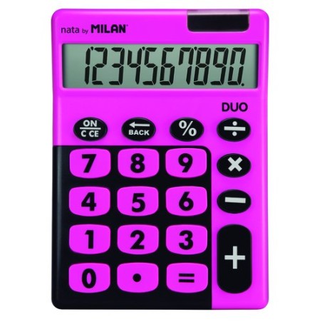 CALCULADORA MESA MILAN 10 DIG- T- ROSA