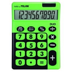 CALCULADORA MESA MILAN 10 DIG- T- VERDE