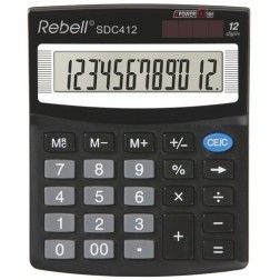 CALCULADORA SOBR-REBELL 12 DIG- SDC412
