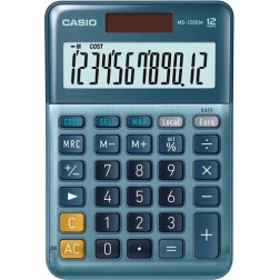 CALCULADORA MESA CASIO 12 DIG- MS-120 EM