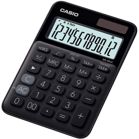 CALCULADORA MESA CASIO 12 DIG- MS-20 NG