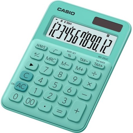 CALCULADORA MESA CASIO 12 DIG- MS-20 VD