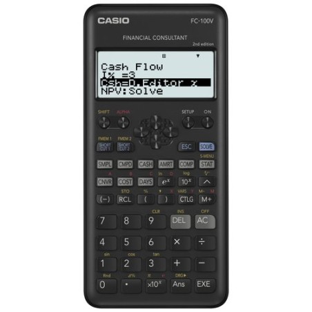 CALCULADORA FIN-CASIO 10+2 DIG-FC-100-V2