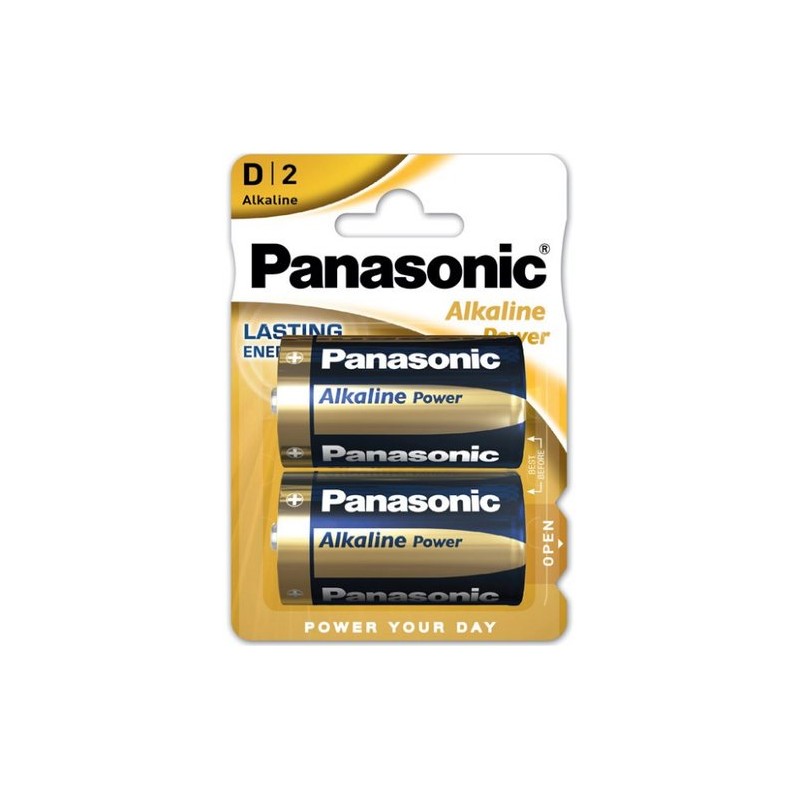 PILAS PANASONIC ALKALINE LR20 B-2