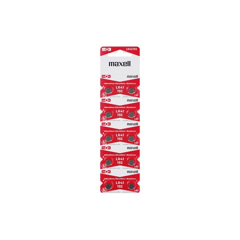 PILAS MAXELL MICRO LR0041W 1,5V BL-10