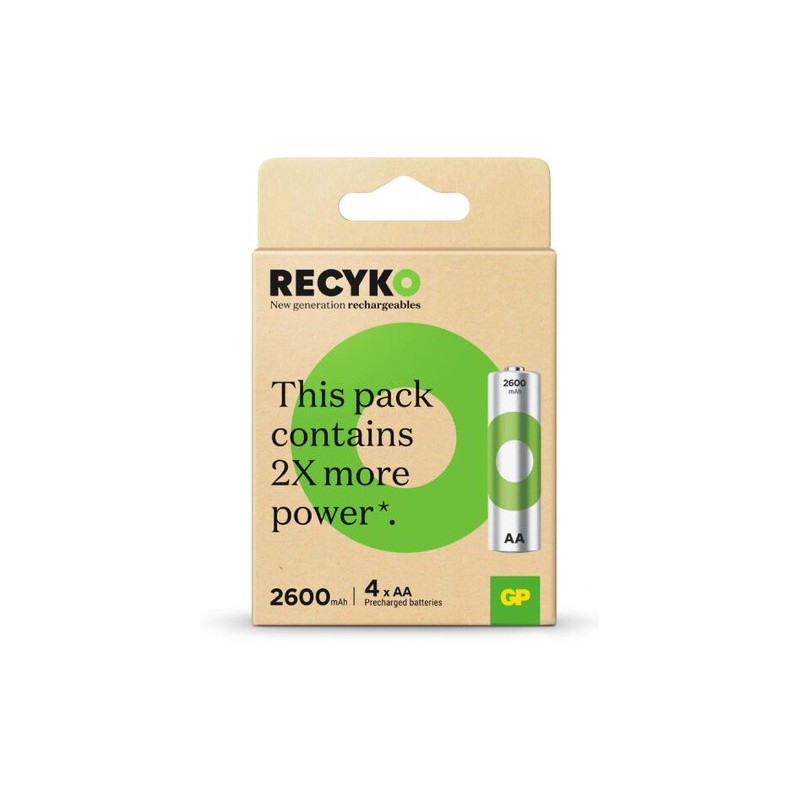 PILAS RECARGABLES GP 2600 B-4