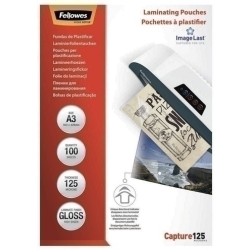 FUNDA PLASTIF- FELLOW- A3 125µ P-100