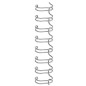 CANU-WIRE-O FW- (34) 14 mm PLATA C-100