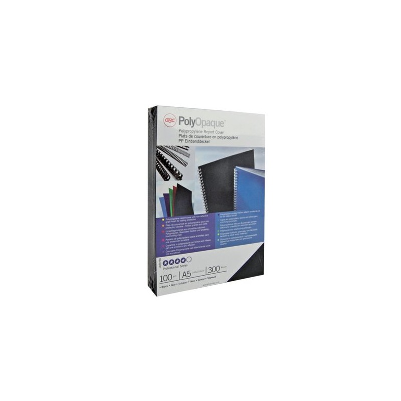 T-ENC-GBC A4 0,3 PP op-NEGRO C-100 T-ENC-GBC A4 0,3 PP op-NEGRO C-100