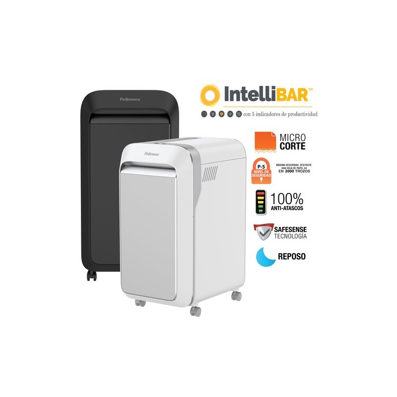DESTRUCTORA FELLOWES LX221 NEGRA