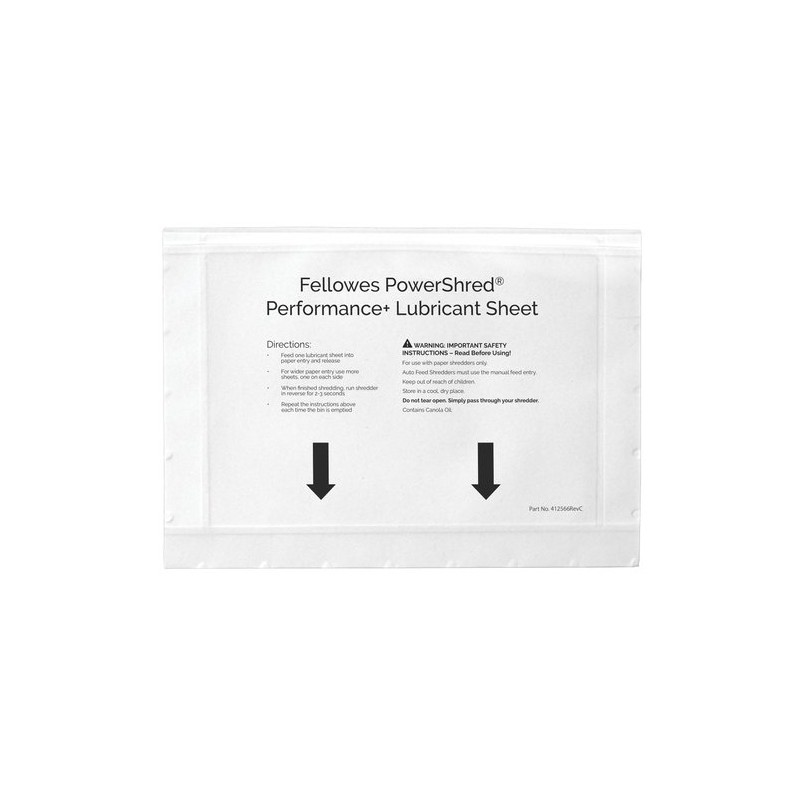ACEITE DESTRUCTORAS FELLOWES HOJAS P-10