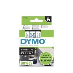 CINTA ROT-DYMO LM D1 7m 9 AZUL s-BLANCO