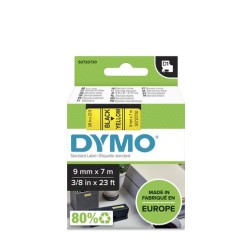CINTA ROT-DYMO LM D1 7m 9 NEGR-s-AMAR-