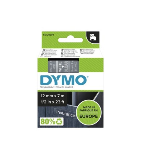 CINTA ROT-DYMO LM D1 7m 12 BLANC-s-TRANS