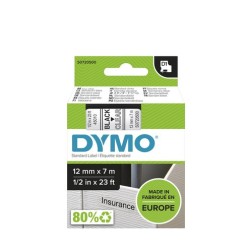 CINTA ROT-DYMO LM D1 7m 12 NEGR-s-TRANS