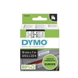 CINTA ROT-DYMO LM D1 7m 19 NEGR-s-BLANC