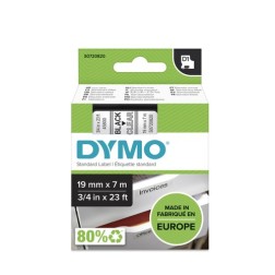 CINTA ROT-DYMO LM D1 7m 19 NEGR-s-TRANS