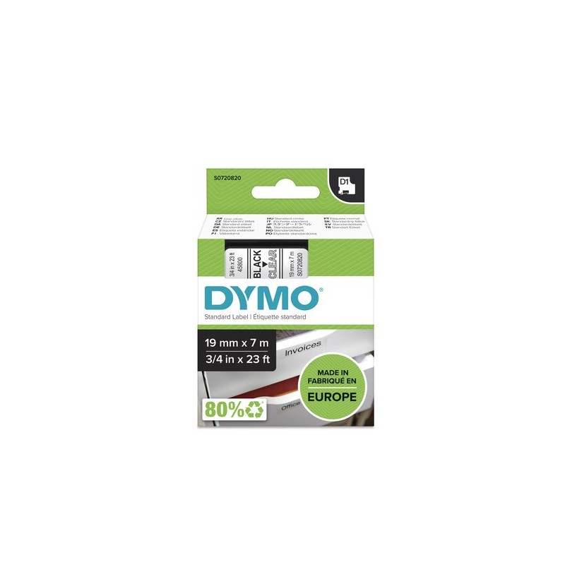 CINTA ROT-DYMO LM D1 7m 19 NEGR-s-TRANS CINTA ROT-DYMO LM D1 7m 19 NEGR-s-TRANS
