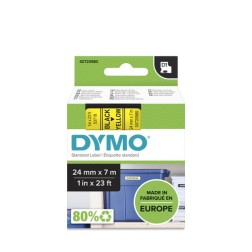 CINTA ROT-DYMO LM D1 7m 24 NEGR-s-AMAR-