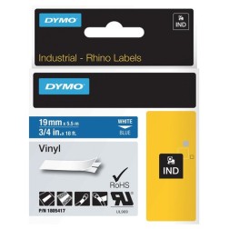CINTA ROT-DYMO RHINO VINILO 19 AZUL