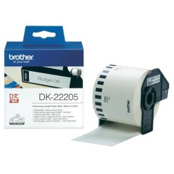 ETIQ-BROTHER CONT-PAP- 62 mm RL-30,48 m