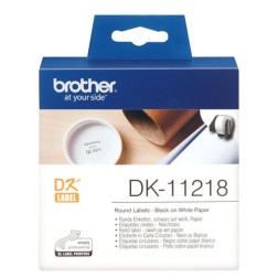 ETIQ-BROTHER PREC-PAP-RED-Ø24mm RL-1000