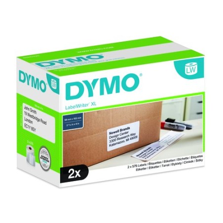 ETIQ-DYMO LW 102x59mm PACK 2 RL-575 ENV