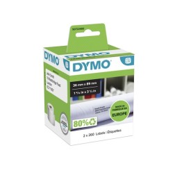ETIQ-DYMO LW 36x89mm PACK 2 RL-260 DIR-
