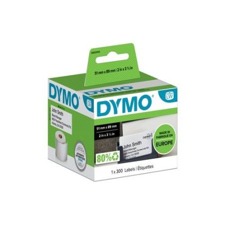 ETIQ-DYMO LW 51x89mm RL-300 NO ADHESIVO
