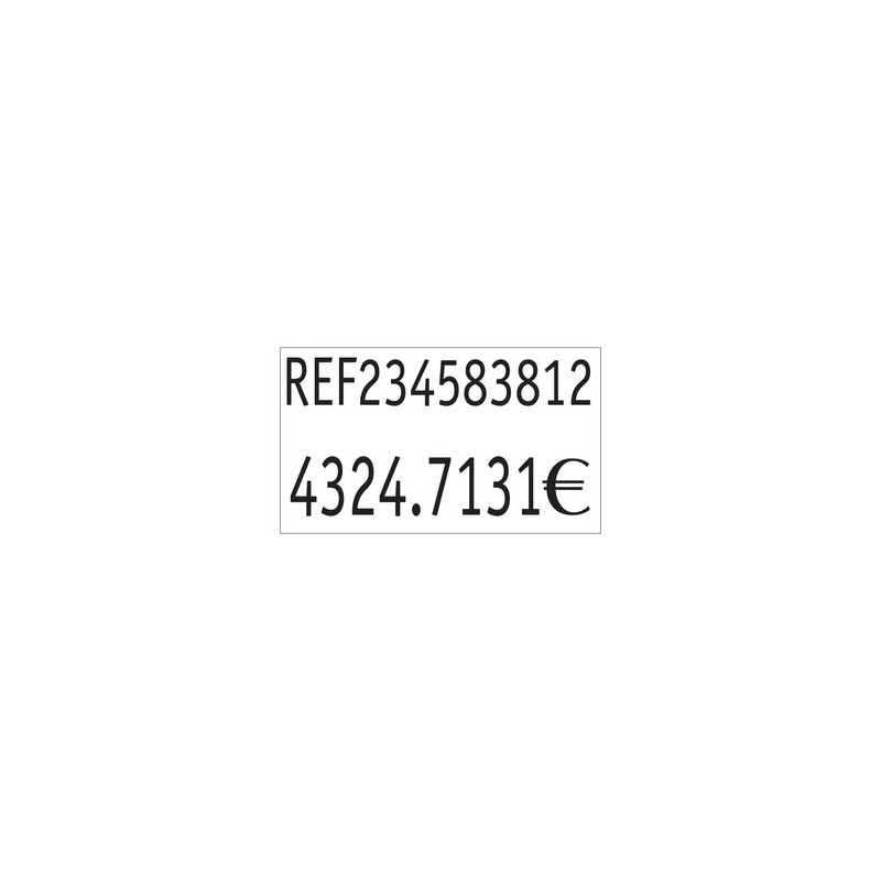 ETIQ-PRECIOS PRYSE REM-26x16 BLANCO