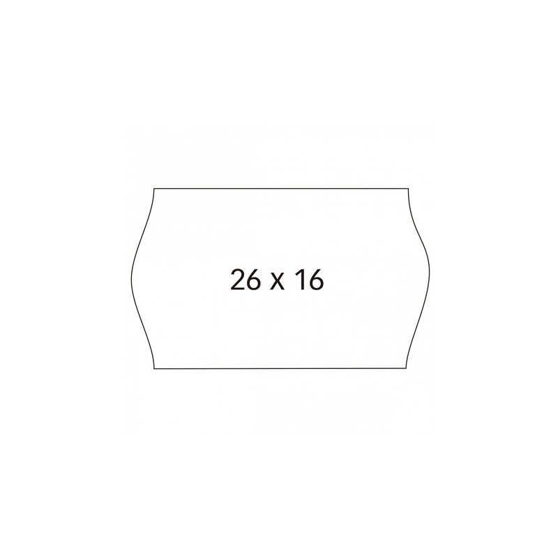 ETIQ-PRECIOS APLI PERM-ONDA 26x16 BLANCO