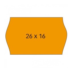ETIQ-PRECIOS APLI REM-ONDA 26x16 NARANJA
