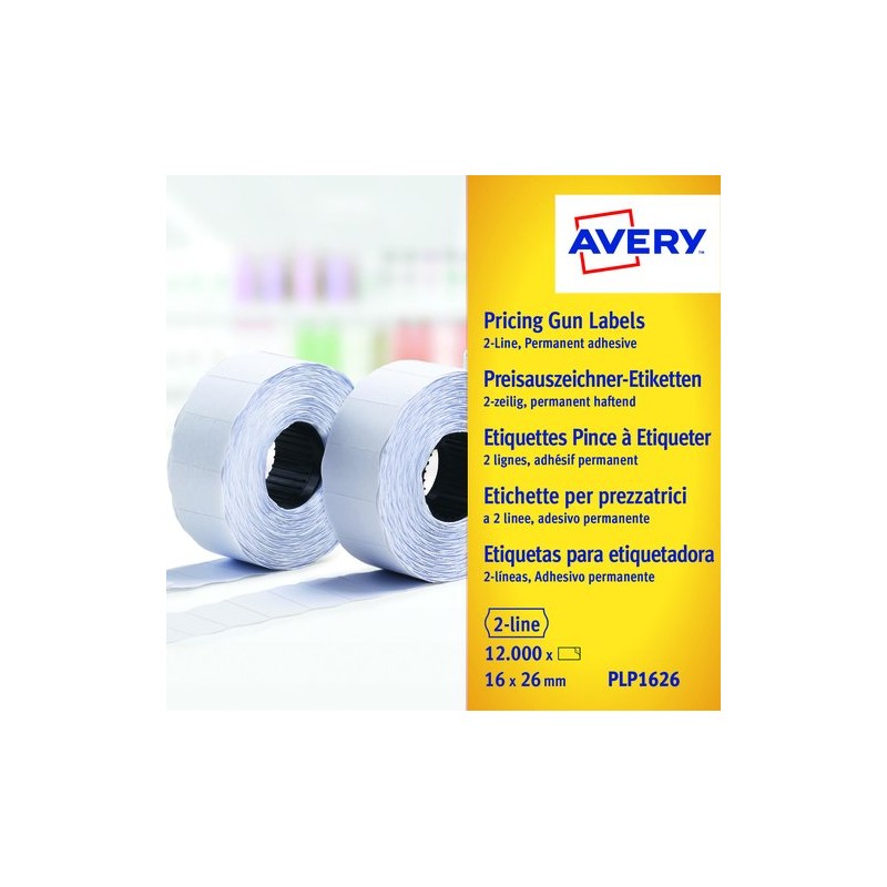 ETIQ-PRECIOS AVERY 26x16 BLANCO