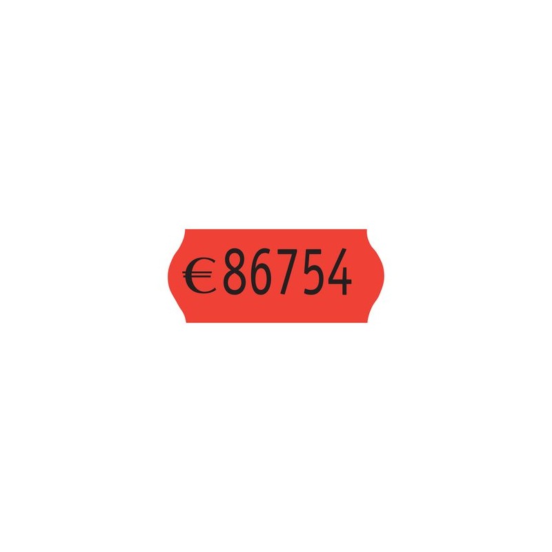 ETIQ-PRECIOS PRYSE 26x12 ONDA NARANJA