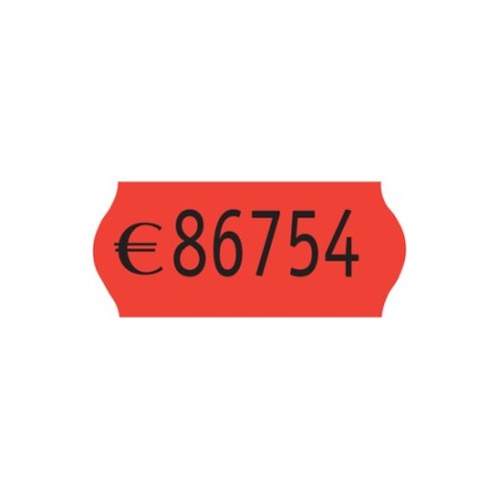ETIQ-PRECIOS PRYSE 26x12 ONDA NARANJA