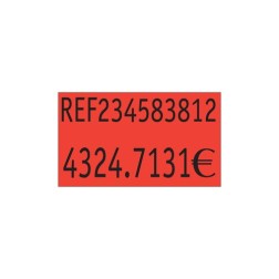ETIQ-PRECIOS PRYSE 26x16 NARANJA